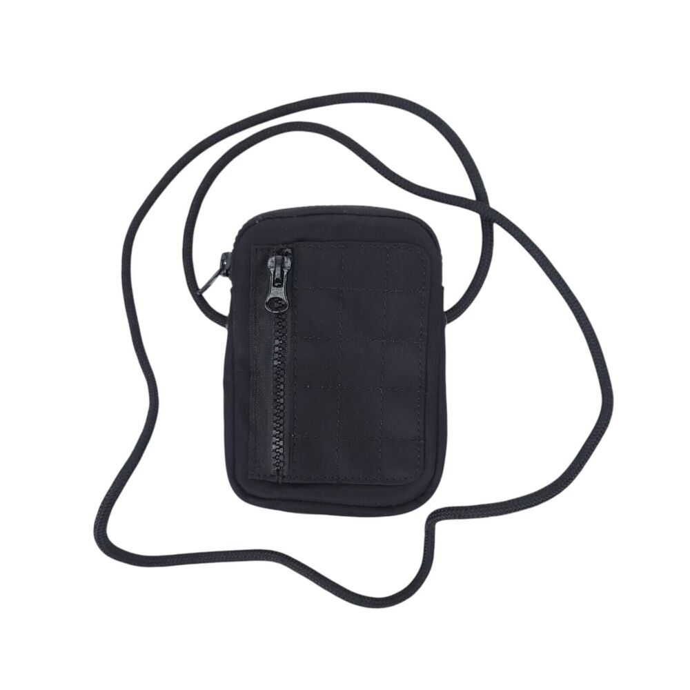 Urban Outfitters Bag Mini Crossbody Nylon Black Pouch Womens Purse Compact Slim